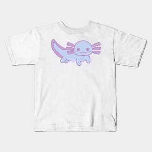 Blueberry Axolotl Kids T-Shirt